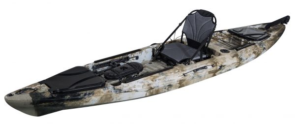 "Freedom 2" Single Fishing Kayak - liberty kayaks - 13ft-Desert-Camo-01