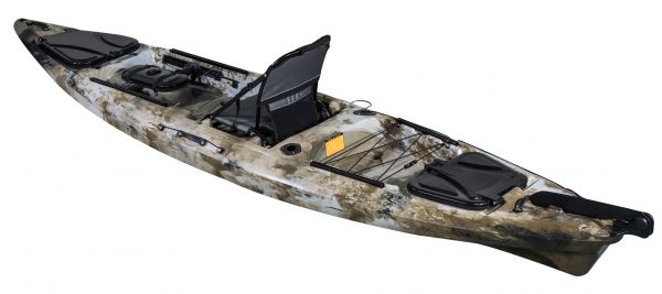 "Freedom 2" Single Fishing Kayak - liberty kayaks - 13ft-Desert-Camo-02